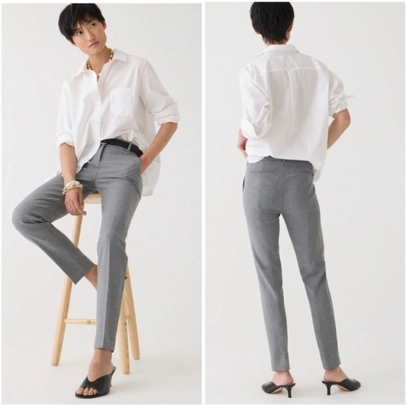 J.Crew 365 Full Length Everyday Wool Slim Straight Size 2 K5963 - Picture 1 of 11